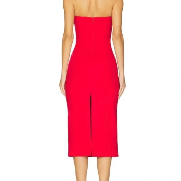 Elliatt ANGELIE
Black Stretch Crepe Plunge Mini Dress - Picture 3 of 8